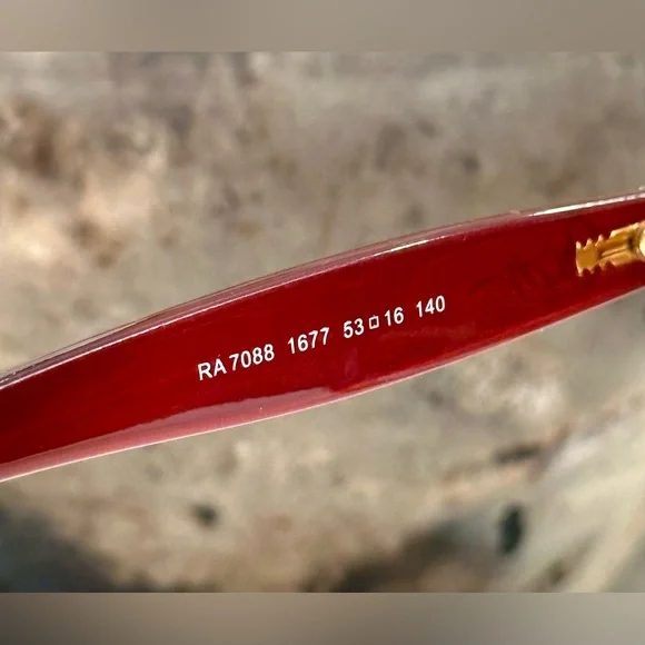 Ralph Lauren - Metallic Magenta/Peach Ombré- Rx Eyeglass Frames, VGUC w/ RL Case - Picture 13 of 16